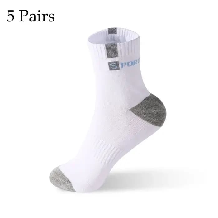 5 paires de chaussettes en fibre de bambou pour hommes