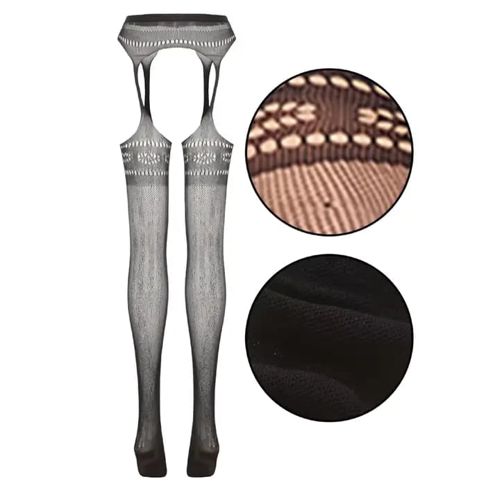 Meilleures ventes : Bas résille sexy pour femme avec porte-jarretelles, bas collants, bas cuissardes, pour l'été 