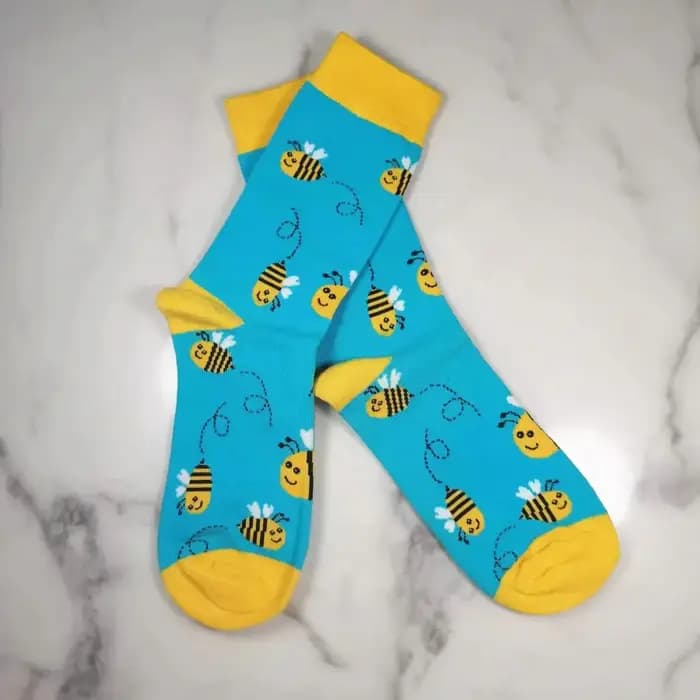 Drôle aimant coeur rouge motif coton hommes équipage chaussette rue marée