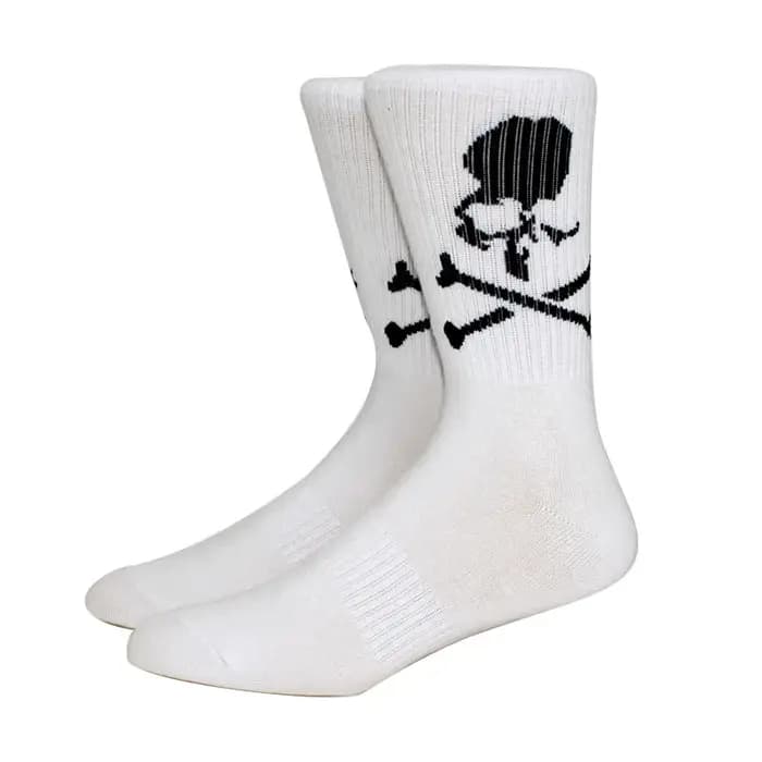 Nouvelle mode hommes chaussettes coton blanc noir