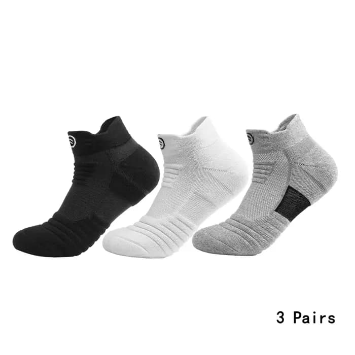3 paires de chaussettes athlétiques en maille respirante
