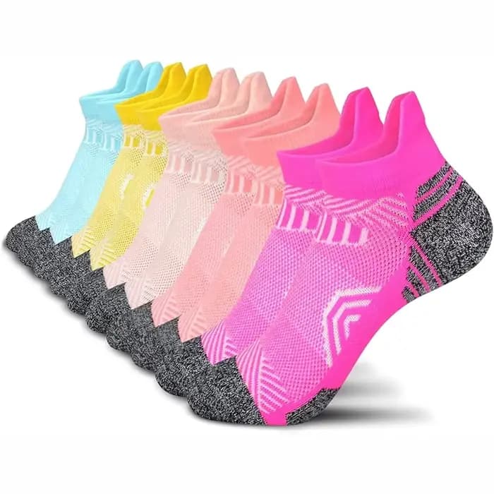5 paires de chaussettes de cheville athlétiques de Performance pour hommes et femmes