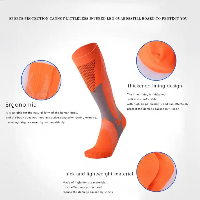 1 paire de chaussettes de Compression haute Performance pour Marathon