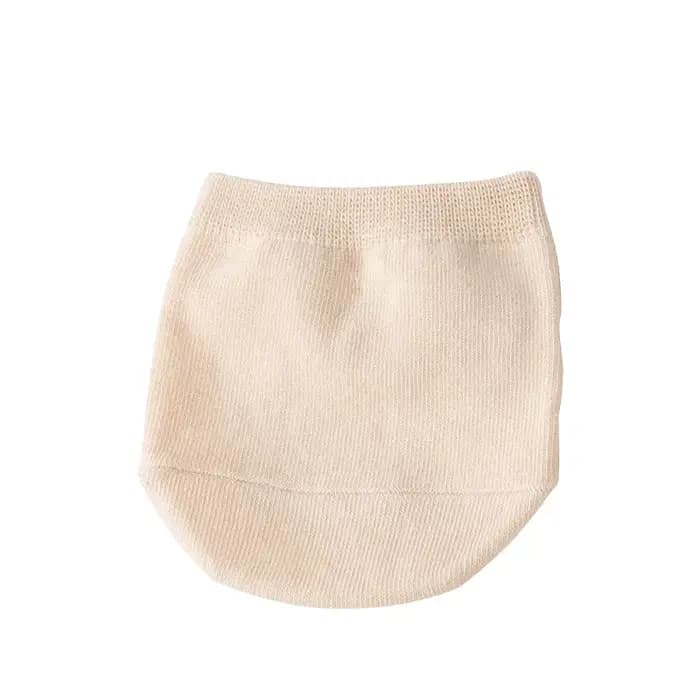 Demi-chaussette Invisible en coton pur pour femme