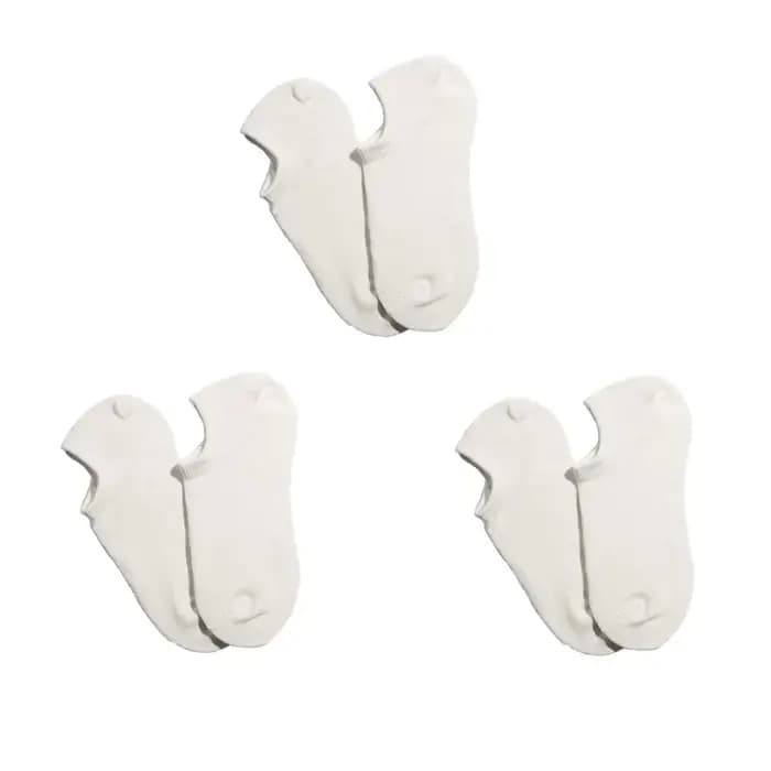 Maden-Lot de 3 paires de chaussettes rétro en coton et silicone pour homme
