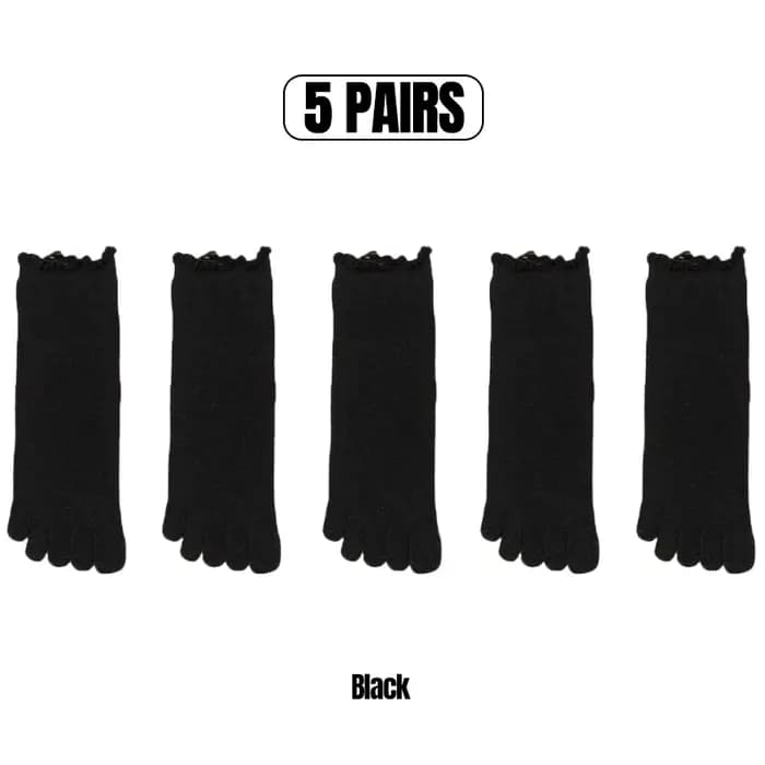 1/5 Paires de Chaussettes Courtes en Coton pour Femmes
