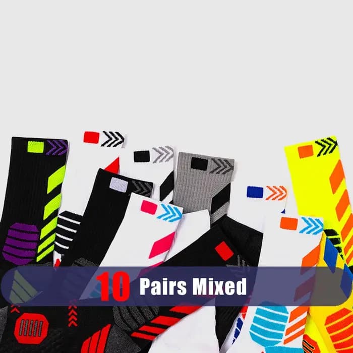 Elite Sport cyclisme basket-ball chaussettes Compression course homme noir tendance respirant longue randonnée amortissement athlétique professionnel
