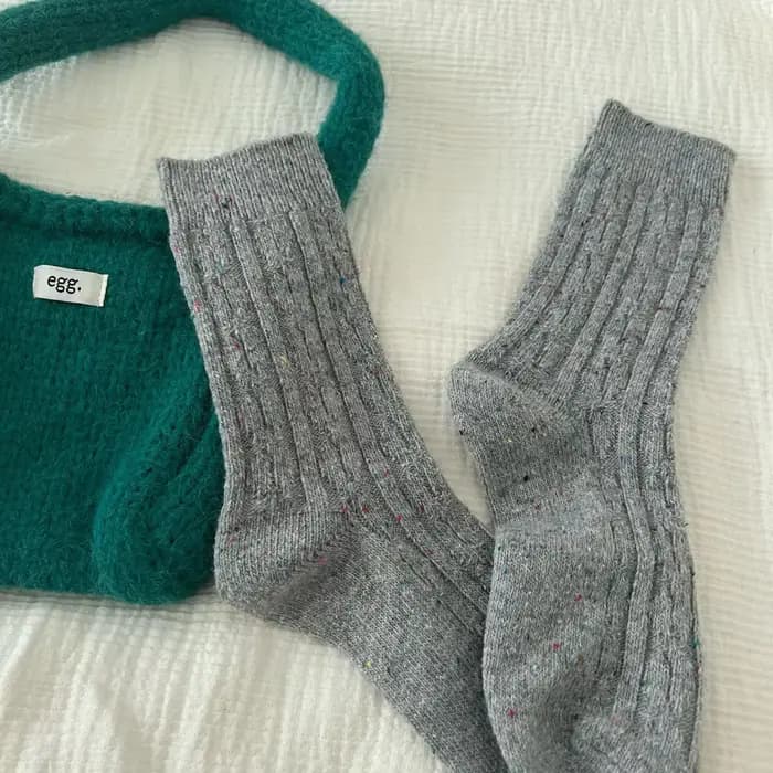 Chaussettes de neige en cachemire thermique pour femmes