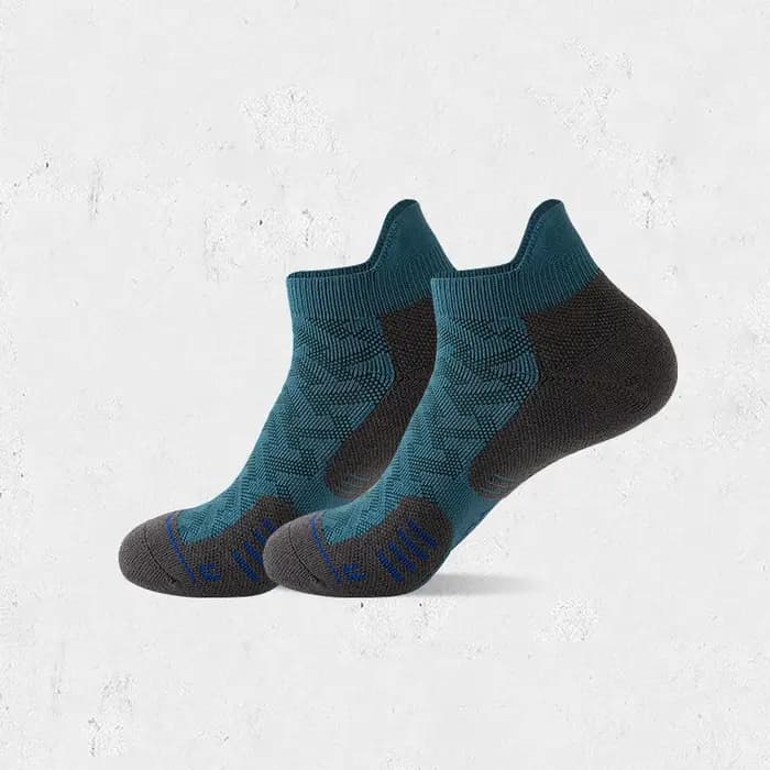 1/2/3 paires de chaussettes de course Marathon professionnelles Sports de plein air Fitness épaissi rembourré Tube court coupe basse bateau cheville chaussettes
