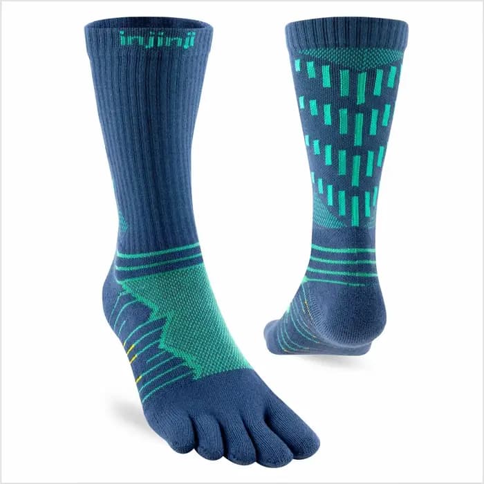InjSilk-Chaussettes épaisses à cinq doigts pour le trekking