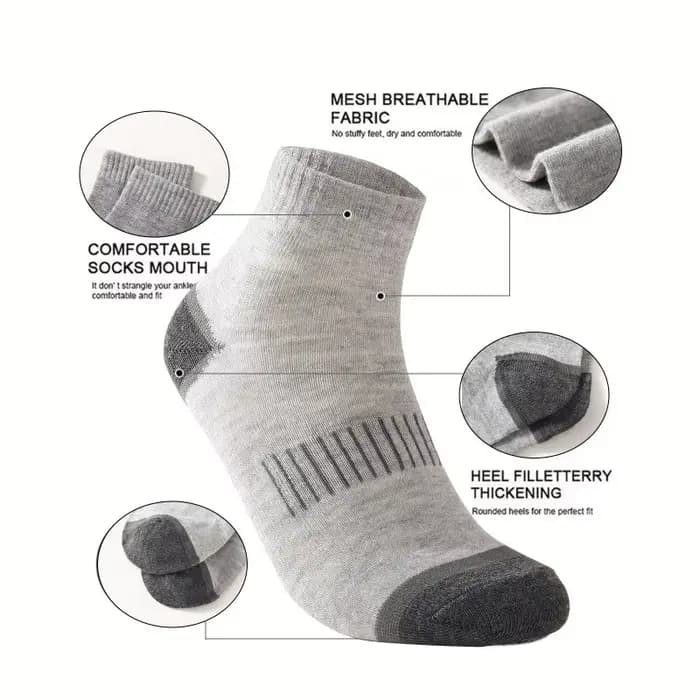20 paires de chaussettes en coton pour hommes de haute qualité