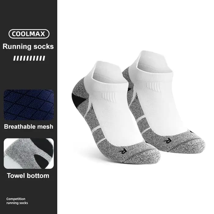 WRELS COOLMAX Chaussettes de compression respirantes pour sport