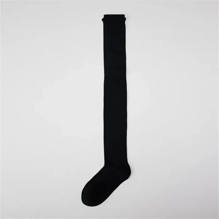 JK Y2K – chaussettes rayées en laine pour femmes