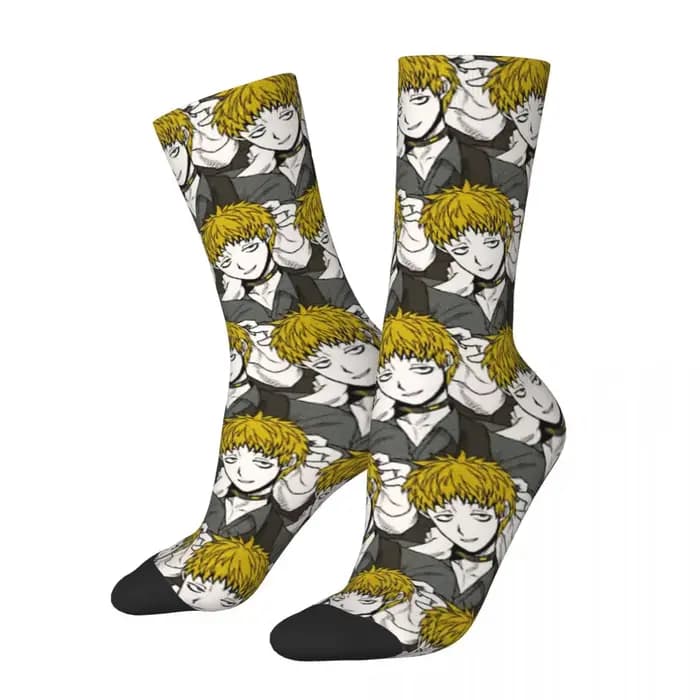 YTTD-Chaussettes d'hiver unisexes Shin Tsukimi Your Turn To Die, chaussettes chaudes, amusantes, imprimées, style de rue, en elin