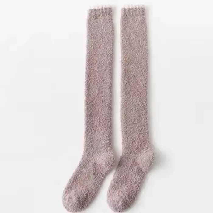 Chaussettes hautes au-dessus du genou pour femmes