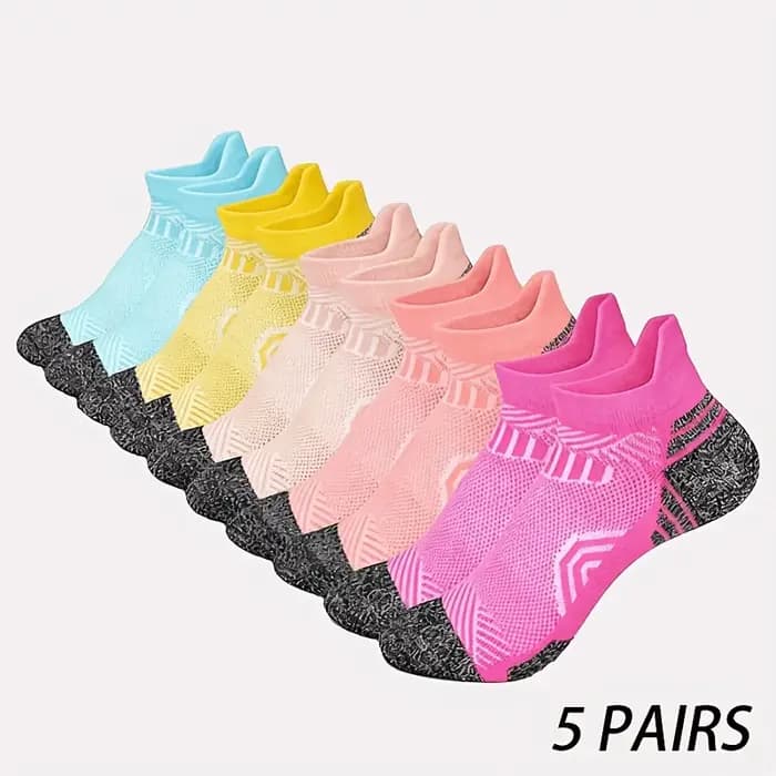1/5 paires de chaussettes respirantes pour femmes