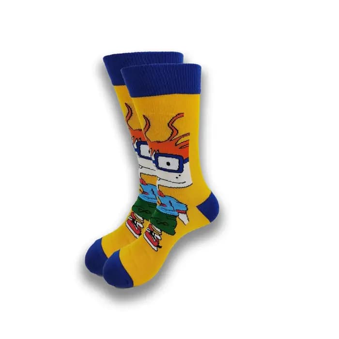 Chaussettes de dessin animé et cancers pour hommes et femmes