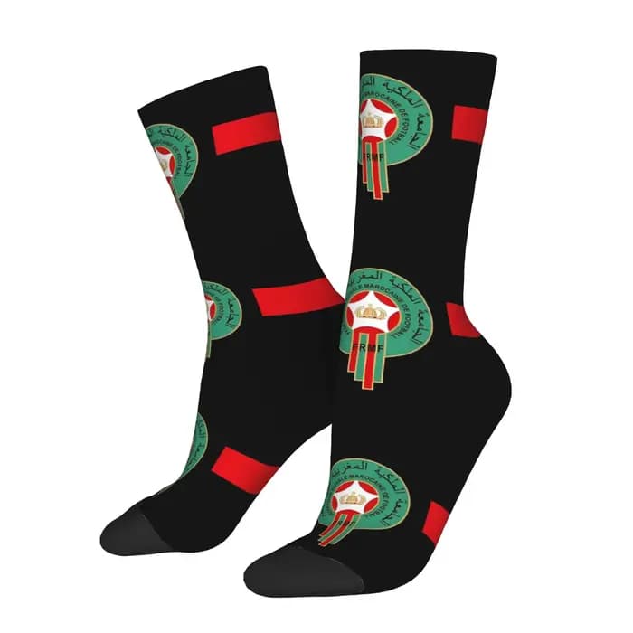 Chaussette drôle pour hommes motif marocain Hip Hop Harajuku