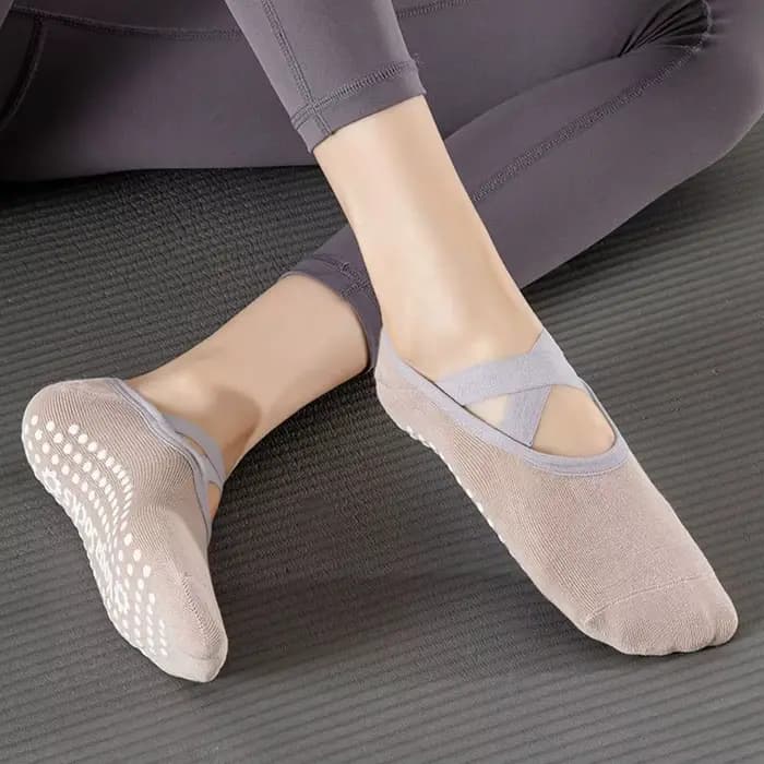 Chaussettes de yoga antidérapantes pour femmes