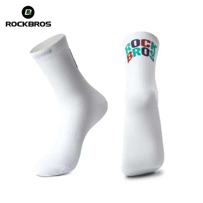 ROCKBROS Chaussettes de cyclisme à bordure hautement élastique