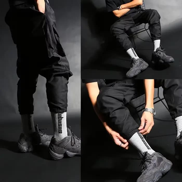 3 paires de chaussettes de sport décontractées en coton
