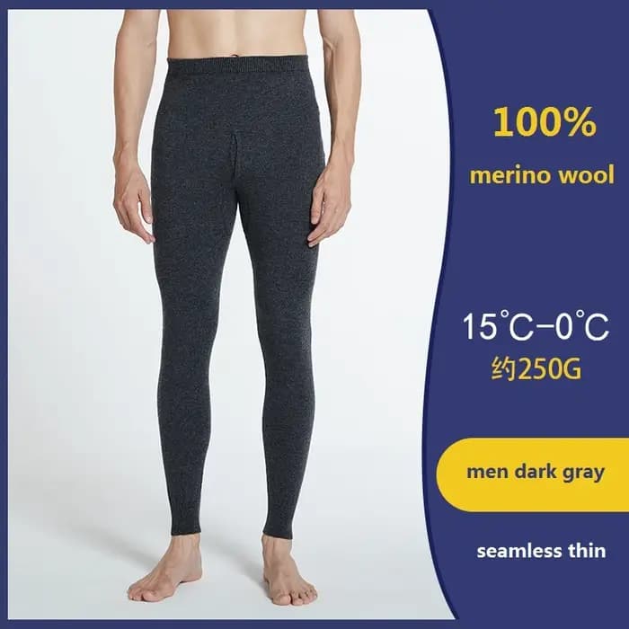 100% laine merinos legging hiver femme collant thermique polaire homme pantalon chaud hivert leggings sous vetement molletonné collants cachemire pour femmes vêtements thermiques chauds polaires vêtem