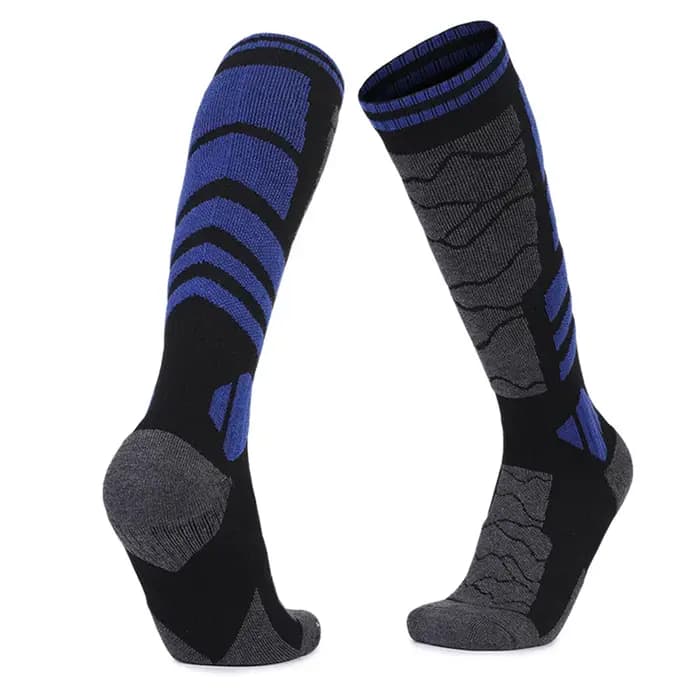 1 paire laine mérinos coton hiver hommes chaussettes de Ski chaudes plus épais sport Snowboard cyclisme football