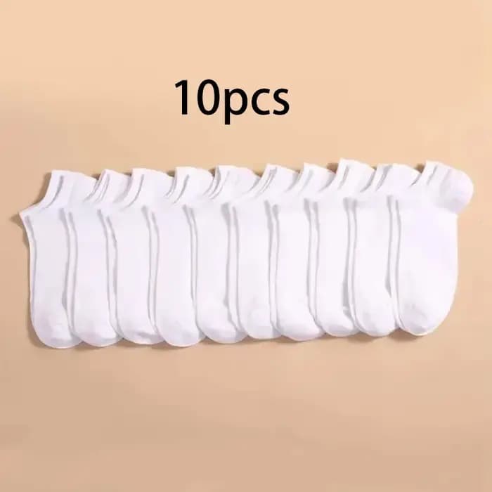 Chaussettes de sport unisexes couleur unie pour l'été et le printemps