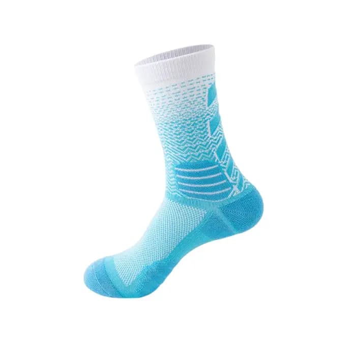WRELS 1/2/3 paires de chaussettes de course à compression, anti-ampoules, respirantes, absorbant l'humidité, chaussettes de sport rembourrées