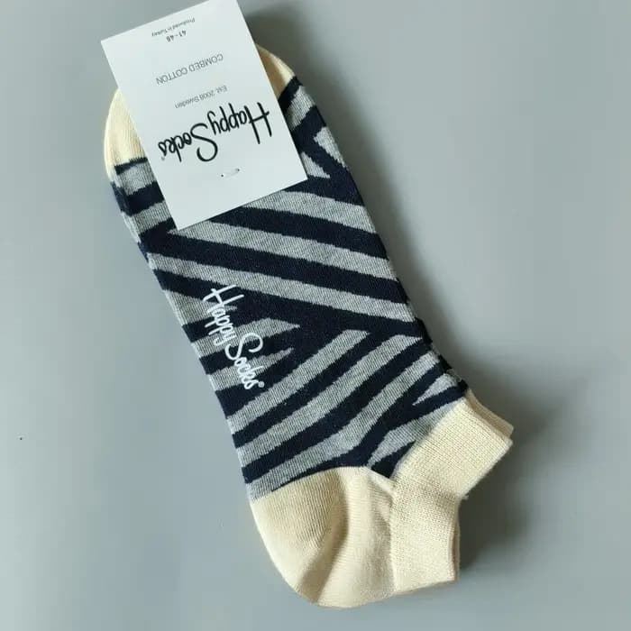 Chaussettes de sport basses en coton pour hommes, coupe athlétique, mi-mollet
