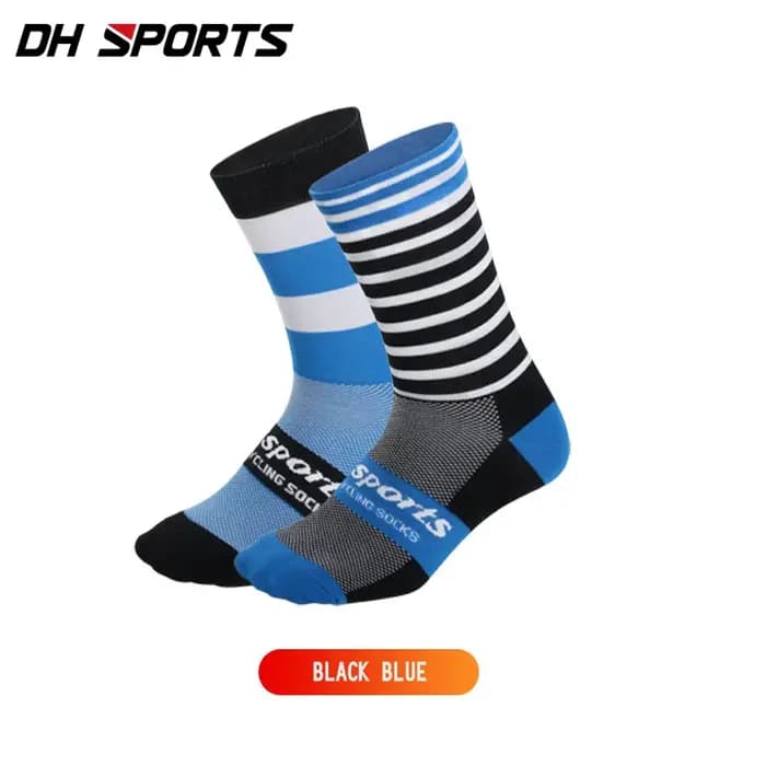 DH SPORTS chaussettes de cyclisme professionnelles meilleur funky respirant mèche route vélo Sport Compression