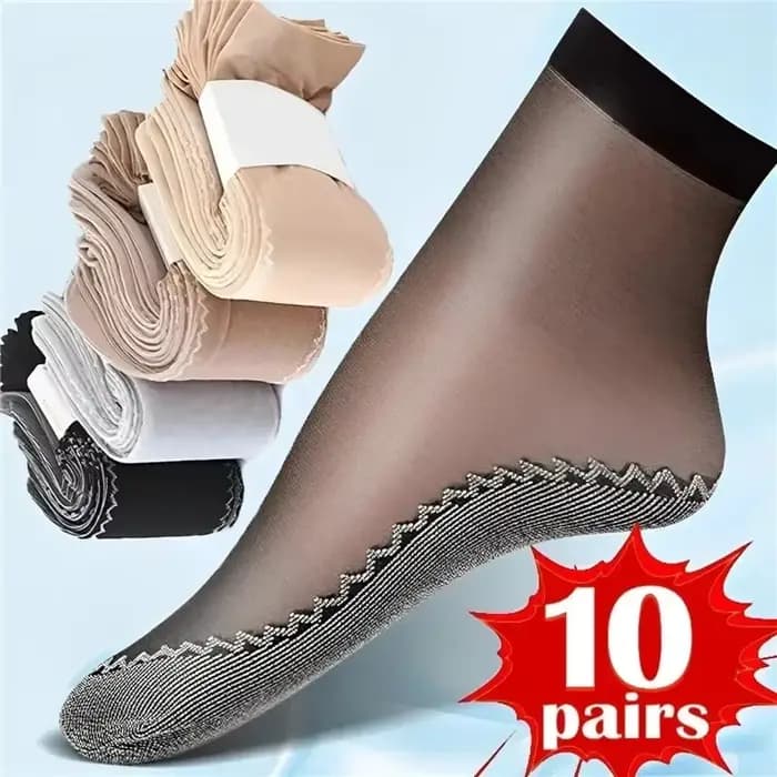 1/5/10 paires dentelle ultra-mince chaussettes femmes été respirant soie