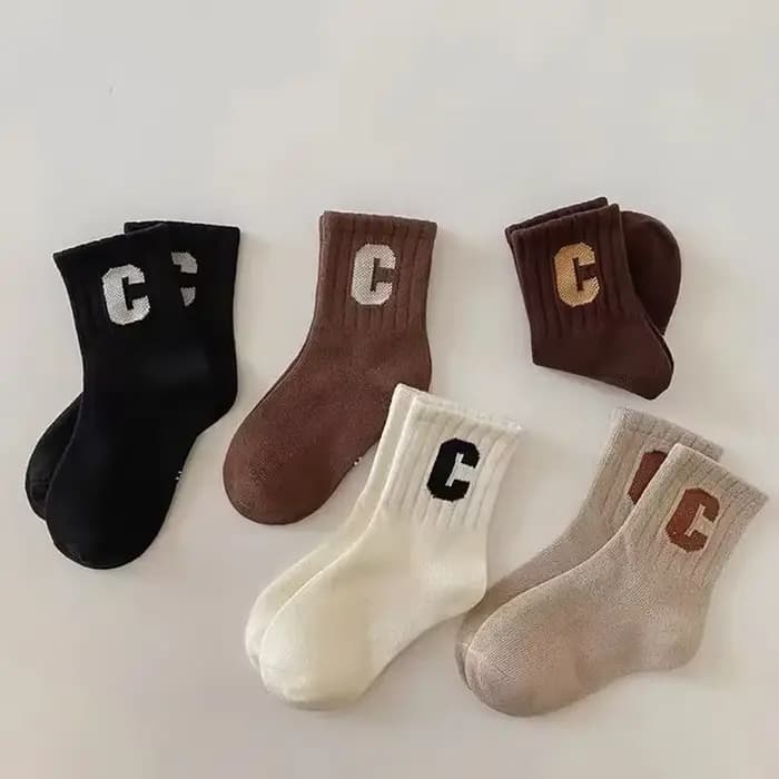 Chaussettes de sport chaudes en coton pour enfants