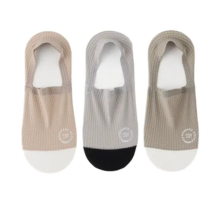 3 paires de chaussettes invisibles pour hommes