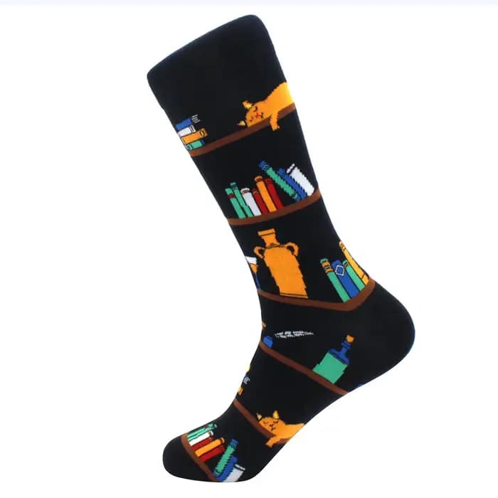 Mode drôle hommes chaussettes Hip Hop Harajuku Kawaii dessin animé coton