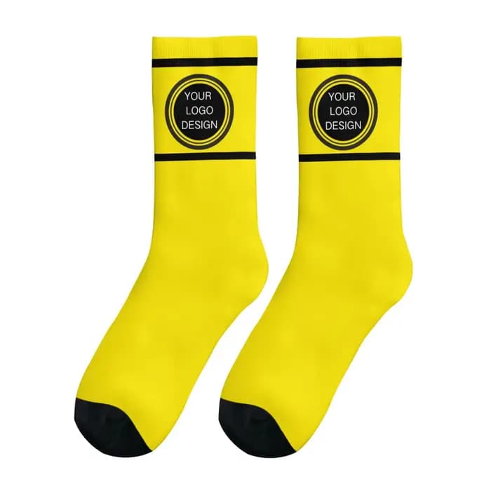 Chaussettes personnalisées avec photos et logo pour hommes et femmes