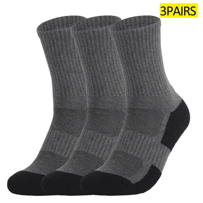 1/3/6 paires de chaussettes de randonnée épaisses pour hommes et femmes