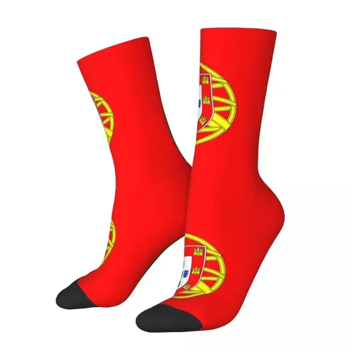 Chaussettes tube moyen en polyester pour hommes et femmes