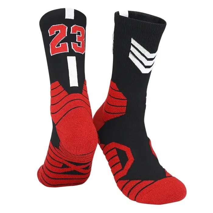 Chaussettes de basket-ball mi-longues pour hommes