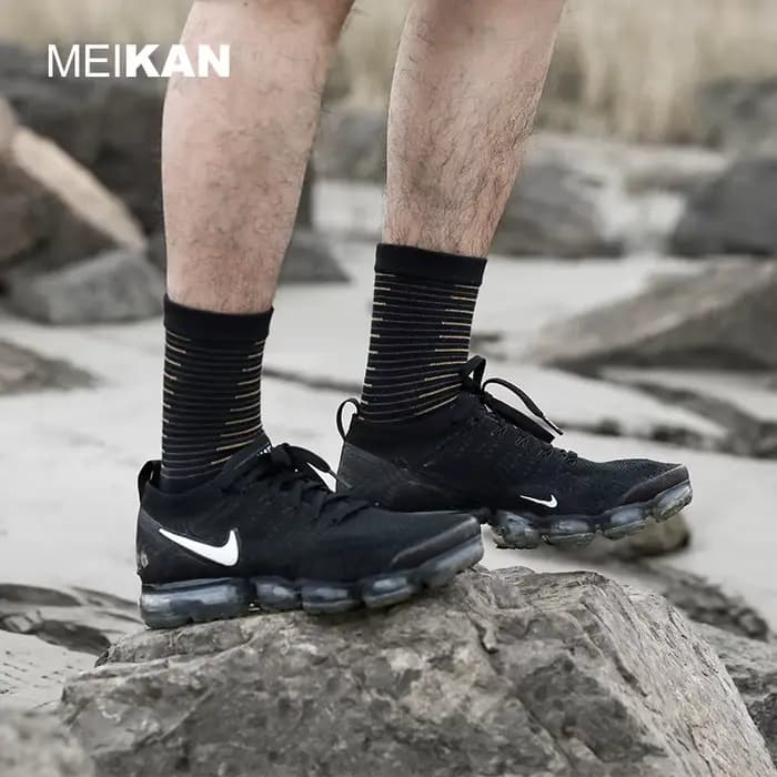 MEIKAN chaussettes de sport Coolmax à cinq doigts pour hommes