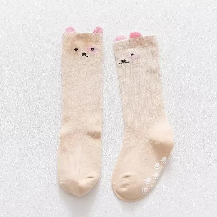 1 paires/lot bébé chaussettes genou haute garçon fille nouveau-né enfant en bas âge coton longues