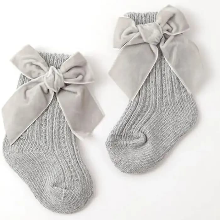 Chaussettes rouges de noël pour bébé
