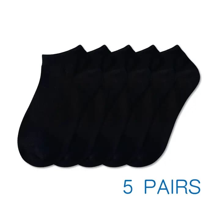 Chaussettes bateau sans coutures en coton uni pour enfants (filles et garçons) de 1 à 16 ans – Collection Printemps/Automne