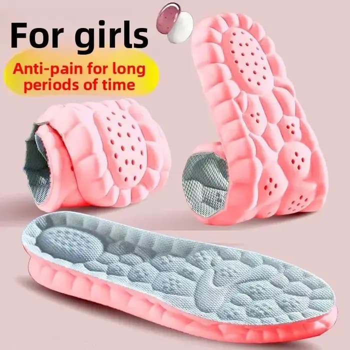 Semelles intérieures de sport épaisses pour hommes et femmes, entièrement rembourrées avec Anti-odeur, absorbant la sueur, respirantes, haute élasticité pour une longue durée de vie