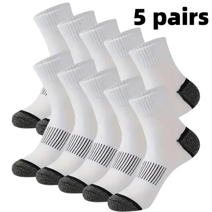 5 paires de chaussettes de sport haut de gamme pour hommes