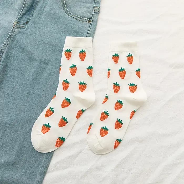 Chaussettes amusantes de dessin animé pour femmes