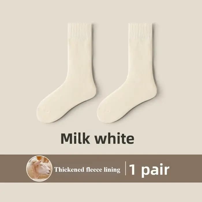 1 paire de chaussettes thermiques chaudes d'hiver pour femmes, chaussettes de bottes chauffantes Ext
