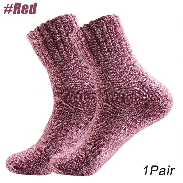 Chaussettes en laine optique pour hommes et femmes