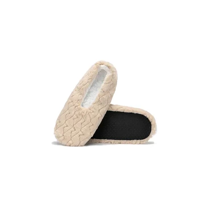 Chaussettes de sol chaudes pour femmes, automne hiver, maison, antidérapantes, peluche, douces, confortables, épaisses, couleur unie, pantoufles d'intérieur pour dames