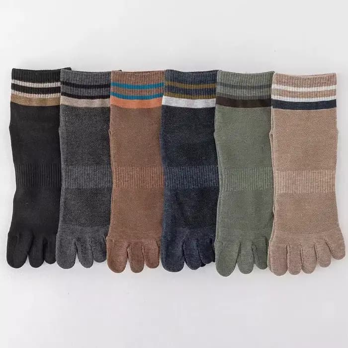 5 paires de chaussettes à cinq doigts pour hommes
